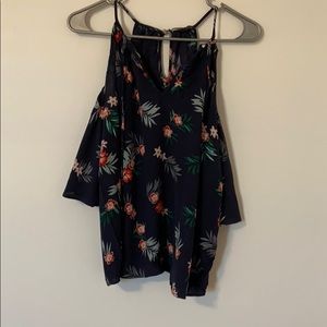 Branded off the shoulder blouse